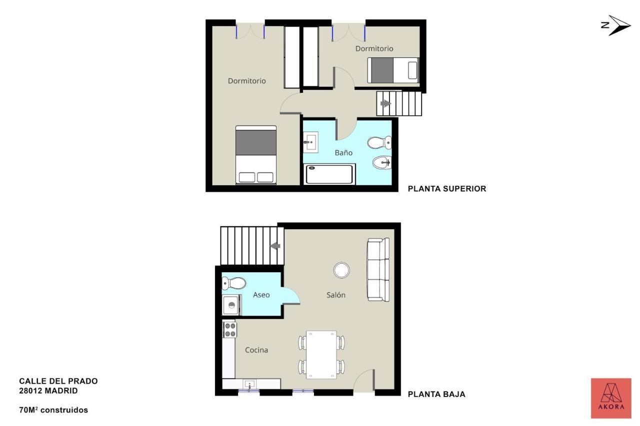 Amazing Apartment In Huertas Madrid Eksteriør billede
